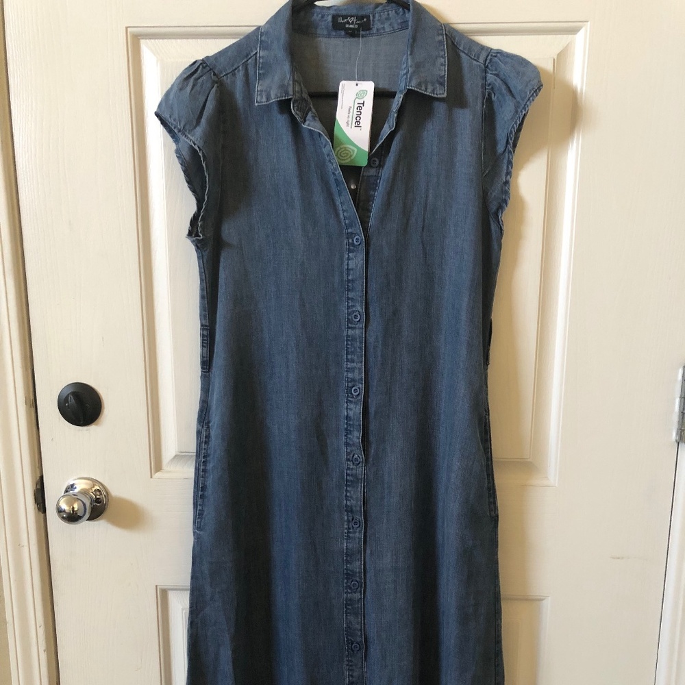 NWT lightweight denim dress Size XS